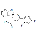 4-(2,4-Difluorophenyl)-2-(3-indolyl)-4-oxobutanoic Acid