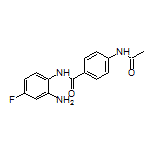 4-Acetamido-N-(2-amino-4-fluorophenyl)benzamide