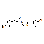 (E)-3-(4-Bromophenyl)-1-[4-(4-chlorobenzyl)-1-piperazinyl]-2-propen-1-one