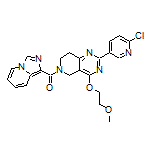 [2-(6-Chloro-3-pyridyl)-4-(2-methoxyethoxy)-7,8-dihydropyrido[4,3-d]pyrimidin-6(5H)-yl](imidazo[1,5-a]pyridin-1-yl)methanone