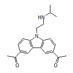 1,1’-[9-[2-(Isopropylamino)ethyl]-9H-carbazole-3,6-diyl]diethanone