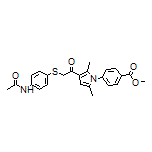 Methyl 4-[3-[2-[(4-Acetamidophenyl)thio]acetyl]-2,5-dimethyl-1-pyrrolyl]benzoate