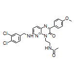 N-[2-[6-[(3,4-Dichlorobenzyl)amino]-2-(4-methoxyphenyl)-3-oxopyrido[2,3-b]pyrazin-4(3H)-yl]ethyl]acetamide