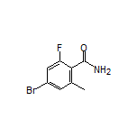 4-Bromo-2-fluoro-6-methylbenzamide