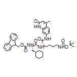 (S)-2-[(S)-2-(Fmoc-amino)-3-cyclohexylpropanamido]-6-(Boc-amino)-N-(4-methyl-2-oxo-1,2-dihydro-7-quinolyl)hexanamide