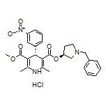 (S)-3-[(S)-1-Benzyl-3-pyrrolidinyl] 5-Methyl 2,6-Dimethyl-4-(3-nitrophenyl)-1,4-dihydropyridine-3,5-dicarboxylate Hydrochloride