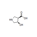(3R,4R)-4-Hydroxypyrrolidine-3-carboxylic Acid