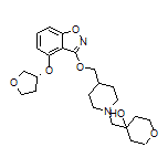 (R)-4-[[4-[[[4-[(Tetrahydrofuran-3-yl)oxy]-3-benzisoxazolyl]oxy]methyl]-1-piperidyl]methyl]tetrahydro-2H-pyran-4-ol