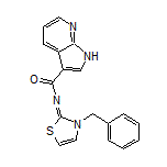 N-(3-Benzylthiazol-2(3H)-ylidene)-7-azaindole-3-carboxamide