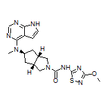 (3aR,5s,6aS)-rel-N-(3-Methoxy-1,2,4-thiadiazol-5-yl)-5-[methyl(7H-pyrrolo[2,3-d]pyrimidin-4-yl)amino]hexahydrocyclopenta[c]pyrrole-2(1H)-carboxamide