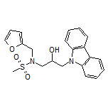 N-[3-(9H-Carbazol-9-yl)-2-hydroxypropyl]-N-(furan-2-ylmethyl)methanesulfonamide