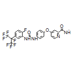 4-[4-[3-[2-Fluoro-5-(perfluoro-2-propyl)phenyl]ureido]phenoxy]-N-methylpicolinamide