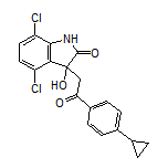 4,7-Dichloro-3-[2-(4-cyclopropylphenyl)-2-oxoethyl]-3-hydroxyindolin-2-one