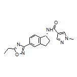(R)-N-[5-(5-Ethyl-1,2,4-oxadiazol-3-yl)-1-indanyl]-1-methylpyrazole-4-carboxamide