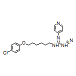 1-[6-(4-Chlorophenoxy)hexyl]-3-cyano-2-pyridin-4-ylguanidine