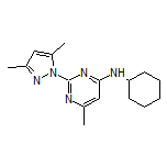 N-Cyclohexyl-2-(3,5-dimethyl-1-pyrazolyl)-6-methylpyrimidin-4-amine