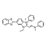 (E)-6-(2-Benzothiazolyl)-1-ethyl-2-[2-[methyl(phenyl)amino]vinyl]-3-phenyl-1H-benzimidazol-3-ium Iodide