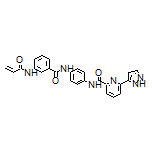 N-[4-(3-Acrylamidobenzamido)phenyl]-6-(5-pyrazolyl)picolinamide