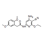 N-(4-Amino-5-cyano-6-ethoxy-2-pyridyl)-2-(2,5-dimethoxyphenyl)acetamide