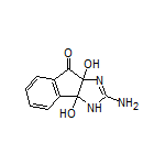2-Amino-3a,8a-dihydroxy-3,3a-dihydroindeno[1,2-d]imidazol-8(8aH)-one
