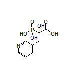 2-Hydroxy-2-phosphono-3-(3-pyridyl)propanoic Acid