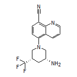 5-[(3R,5S)-3-Amino-5-(trifluoromethyl)-1-piperidyl]quinoline-8-carbonitrile