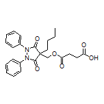 4-[(4-Butyl-3,5-dioxo-1,2-diphenyl-4-pyrazolidinyl)methoxy]-4-oxobutanoic Acid
