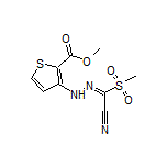 Methyl (E)-3-[2-[Cyano(methylsulfonyl)methylene]hydrazino]thiophene-2-carboxylate