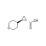 (1S,2R)-2-(Tetrahydro-2H-pyran-4-yl)cyclopropanecarboxylic Acid