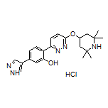 5-(4-Pyrazolyl)-2-[6-[(2,2,6,6-tetramethyl-4-piperidyl)oxy]-3-pyridazinyl]phenol Hydrochloride