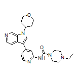 4-Ethyl-N-[4-[1-(tetrahydro-2H-pyran-4-yl)-6-azaindol-3-yl]-2-pyridyl]piperazine-1-carboxamide