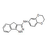 N-(2,3-Dihydrobenzo[b][1,4]dioxin-6-yl)-1,4-dihydroindeno[1,2-c]pyrazol-3-amine