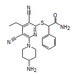 2-[[6-(4-Amino-1-piperidyl)-3,5-dicyano-4-ethyl-2-pyridyl]thio]-2-phenylacetamide