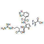 (S)-2-[3-(Benzo[c][1,2,5]thiadiazole-4-sulfonamido)thiophene-2-carboxamido]-5-guanidinopentanoic Acid Trifluoroacetate
