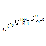5-[4-[[4-[4-(3-Oxetanyl)-1-piperazinyl]phenyl]amino]-1,3,5-triazin-2-yl]-2-[(tetrahydro-2H-pyran-4-yl)oxy]benzonitrile