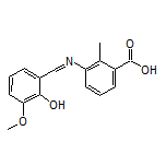 3-[(2-Hydroxy-3-methoxybenzylidene)amino]-2-methylbenzoic Acid