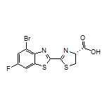 (R)-2-(4-Bromo-6-fluorobenzo[d]thiazol-2-yl)-4,5-dihydrothiazole-4-carboxylic Acid