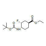 Ethyl (1S,3R,4S)-4-(Boc-amino)-3-fluorocyclohexanecarboxylate