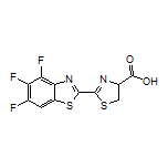 2-(4,5,6-Trifluorobenzo[d]thiazol-2-yl)-4,5-dihydrothiazole-4-carboxylic Acid
