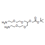 tert-Butyl 2-[(1,15-Diamino-3,6,10,13-tetraoxapentadecan-8-yl)oxy]acetate