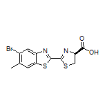 (S)-2-(5-Bromo-6-methylbenzo[d]thiazol-2-yl)-4,5-dihydrothiazole-4-carboxylic Acid