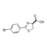 (S)-2-(4-Bromophenyl)-4,5-dihydrothiazole-4-carboxylic Acid