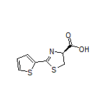 (S)-2-(Thiophen-2-yl)-4,5-dihydrothiazole-4-carboxylic Acid