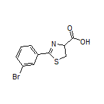 2-(3-Bromophenyl)-4,5-dihydrothiazole-4-carboxylic Acid