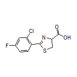 2-(2-Chloro-4-fluorophenyl)-4,5-dihydrothiazole-4-carboxylic Acid