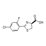 (S)-2-(4-Chloro-2-fluorophenyl)-4,5-dihydrothiazole-4-carboxylic Acid