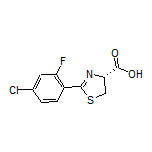 (R)-2-(4-Chloro-2-fluorophenyl)-4,5-dihydrothiazole-4-carboxylic Acid