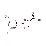(S)-2-(3-Bromo-5-fluorophenyl)-4,5-dihydrothiazole-4-carboxylic Acid