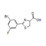 2-(3-Bromo-5-fluorophenyl)-4,5-dihydrothiazole-4-carboxylic Acid
