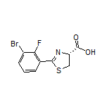(R)-2-(3-Bromo-2-fluorophenyl)-4,5-dihydrothiazole-4-carboxylic Acid